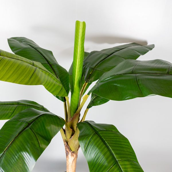 Kunstplant Bananenplant 110 cm blad